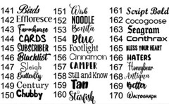 Custom Lettering Name Band Vinyl Decal Car Window Laptop Guitar Stickers Music