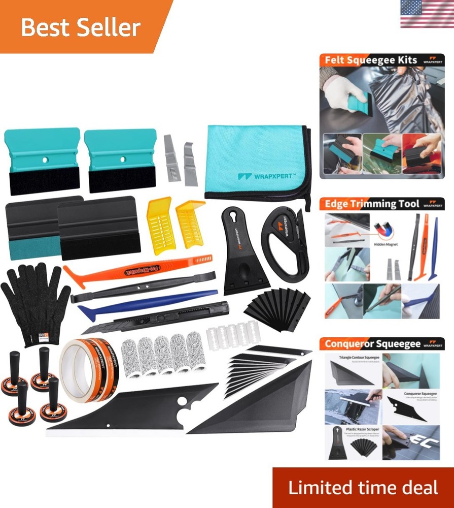 Ultimate Car Wrap Tool Kit for Professional Window Tinting & Vinyl Wrapping