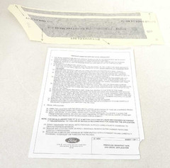 New OEM Genuine Ford Front Bed Stripe Decal 2013-2014 F-150 RH EL3Z-99290D12-AB
