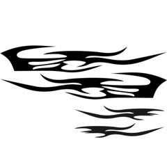 Vinyl Car Stickers Decals For Hood Body Side Skirt Graphics Automobiles DIY Wrap
