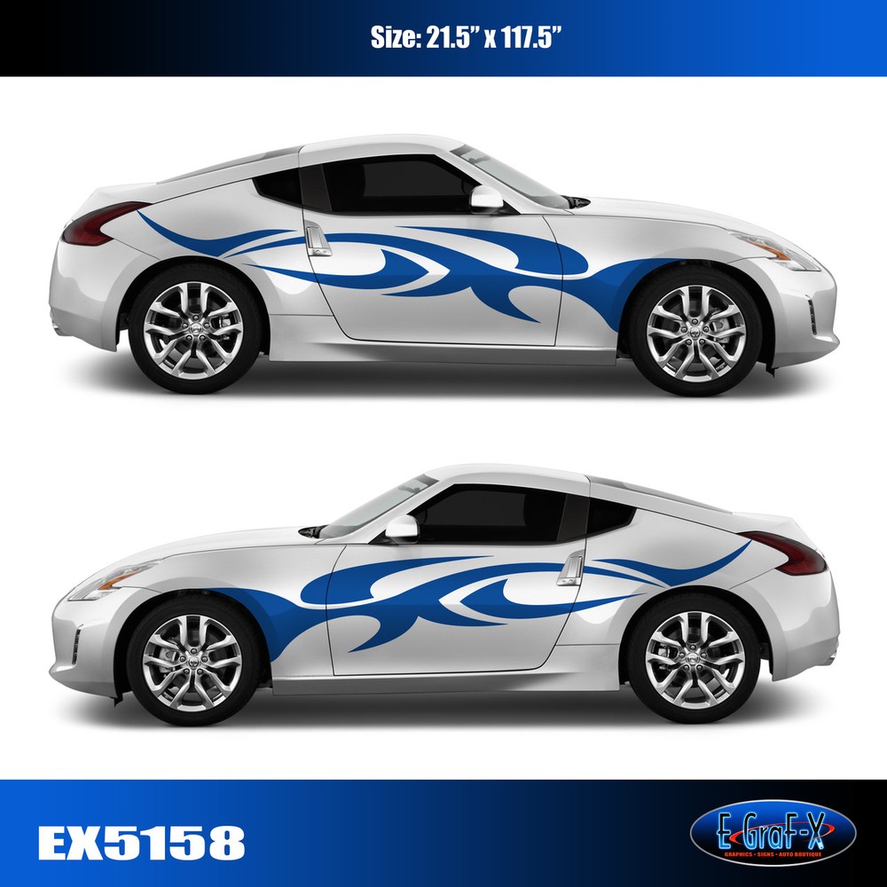 5158 Abstract Vinyl Graphics Body Decals CAR TRUCK Sticker High Quality EgraF-X
