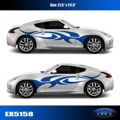 5158 Abstract Vinyl Graphics Body Decals CAR TRUCK Sticker High Quality EgraF-X
