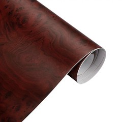 Car Interior Wood Grain Textured Glossy Vinyl Wrap Sticker DIY Decal Sheet Film