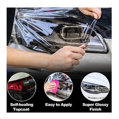 20Inch x 5Feet TPU Protection Tint Headlight Taillight with Tint Air-Release