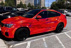 Holographic Glitter Red Rainbow Chrome Car Vinyl Wrap Sticker Decal Sheet