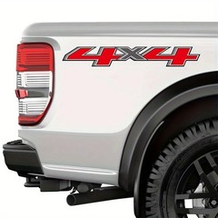 2Pcs 4X4 Off Road Truck Bed Side Vinyl Decals Waterproof Stickers for Pickup SUV