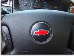 Steering Wheel Bowtie Overlay Decal – 07-13 Chevrolet Silverado