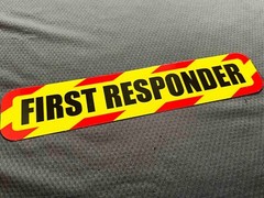 Reflective 60cm FIRST RESPONDER CHEVRONS Car Van Pickup Truck Stickers Reflector