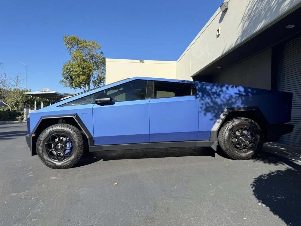 Matte Metallic Blue For Cybertruck PreCut Paint Protection Film PET Wrap Color