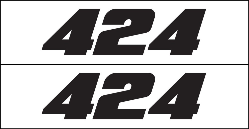 424 HP Graphic / Decal / Sticker Fits Chevy Chevelle SS Chevy Vehicles