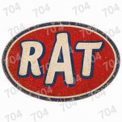 Rat Rod Sticker Decal Vinyl hot rod STP 5″ Vintage