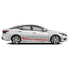 Lower finishing flag stripe graphic stickers decal compatible with Nissan Altima