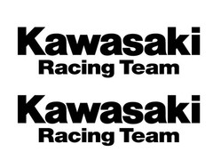 Kawasaki Racing Team (Set Of 2) Vinyl Decal Window Truck Sticker Motorcycle