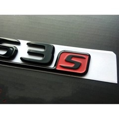 for Mercedes Benz Bright black CLA45 C63 E63 C43 CLS63 C250 AMG Car sticker