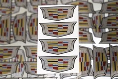 4 CADILLAC ESCALADE CTS ATS CENTER CAP LOGOS DECALS VINYL 20 22 WHEELS 8994