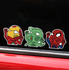 Funny Mario Spider Man One Piece Iron Decal Sticker Vinyl Auto Car Truck Window
