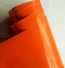 Whole Car Wrap 50FT x 5FT Glossy Vinyl High Gloss Film Sticker Orange Air Free