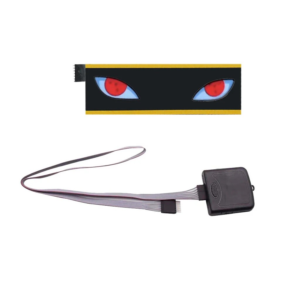 JDM Sharingan Eye Glow Panel Electric Lamp Interior LED Light Sticker Window