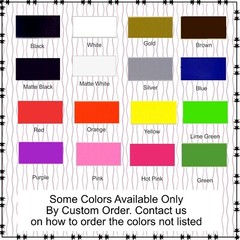 10 Sets of 0 9 Numbers – 100 Total Vinyl Sticker Decals – Color YELLOW -STK#F07G