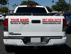 Custom Business Name Advertising sign Car Lettering Decal Truck vinyl Back BS5