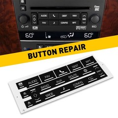1/2set Replacement Radio Button Stickers For 2007-2014 escalade Switch ReDe H