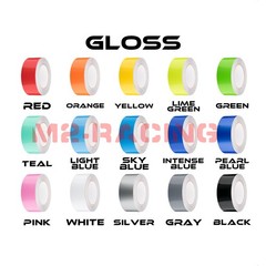 Gloss Color Racing Stripes Vinyl Wrap For Infiniti G35 Stripe Sticker 10FT /20FT