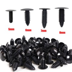 40x Car Body Push Pin Rivet Trim Panel Fastener Clip Mouldings Assortment 5-8mm