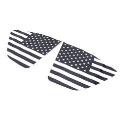 Back Side Window Glass USA Flag Sticker Decal For Lexus LX600