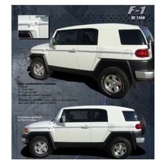 Toyota FJ Cruiser F-1 Graphic Kit – Bright Yellow