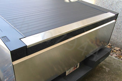 THE CYBERCAP 16ga Stainless Steel Tailgate Top Cap Tesla CYBERTRUCK Made in USA