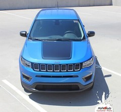 Hood Stripe Graphic Fits 2017 and up Jeep Compass
