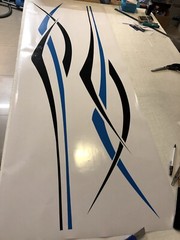 3m x 400mm Vehicle Stripes Vehicle Boat RV Campervan Caravan Motorhome C4