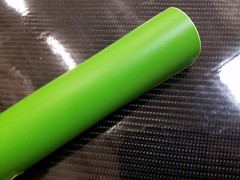 Matte Flat Lime Apple Green 1FTx 5FT Vinyl Car Vehicle Wrap Film Sticker Sheet