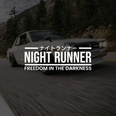 Night Runner JDM Kanji Japanese Drifting Sticker Decal night kids