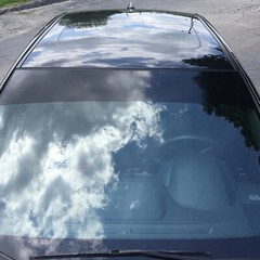 60×10” Car Window Tint Windshield Sun Visor Vinyl PVC Decal Strip Sticker Black