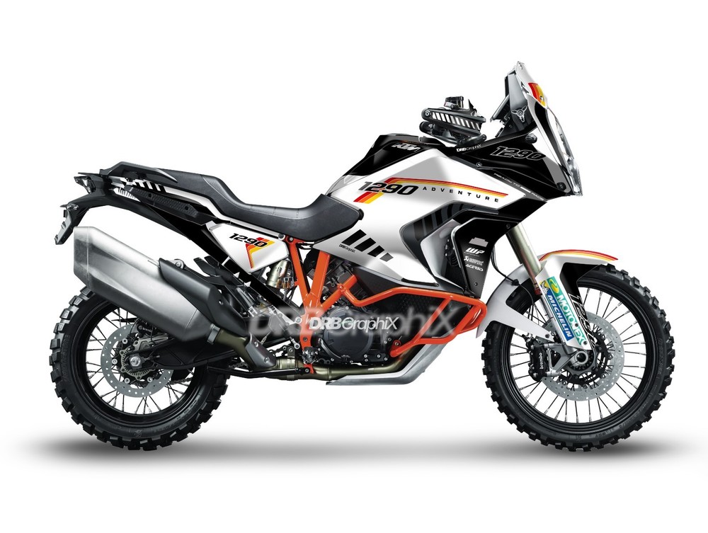 NEW Graphic kit for ktm (21~25) 1290 Super Adventure Graphic Decal Kit (RTO-BR)