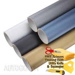 Brushed Aluminum Vinyl Film Brush Metallic Wrap Sticker Bubble Free Air Release