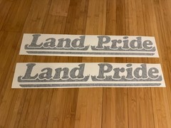 Land Pride Attachments 24” Decals (2) Farm Equipment Decals Stickers Implement