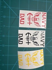 U.S NAVY PRIDE MOM/DADVinyl Decal Sticker – 1.75X3 Inches, More Colors Upon Requ
