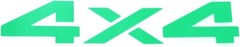2x 6.5 Inch 4×4 Decals Stickers for Auto, Wall, Laptop, Phone, Truck, Car Green