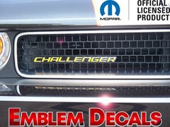 Dodge Challenger Grill Emblem Decal 2008 2009 2010 2011 2012 2013 2014