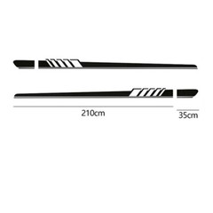 AMG Edition1 Style Side Skirt Racing Sport Stripe Vinyl Decal Sticker Car SUV