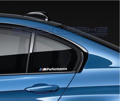 M Performance Decal Sticker logo m power M2 M4 M3 M6 M8 X3M Multi color BMW Pair