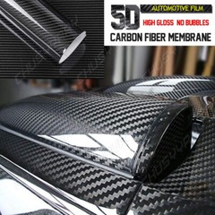 Carbon Fiber Vinyl Film Car Interior Wrap Stickers Auto Parts Accessories 12×60″