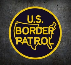 US Border Patrol Sticker Decal Vinyl immigration Homeland Security USA AMERICA