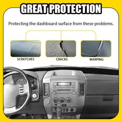 Black Dashboard Mat Pad Cover for Nissan Titan 2004-2012 Left Hand Drive 1-5X