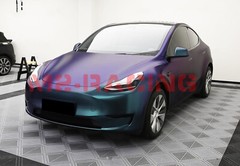 【Chameleon】 Purple Teal Matte Color Change Sticker Decal Car Vinyl Wrap Sheet