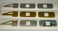Custom 400 Automotive Decal Set