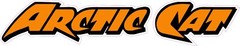 Arctic Cat Version 5 orange Decal 7″ x 1.75″