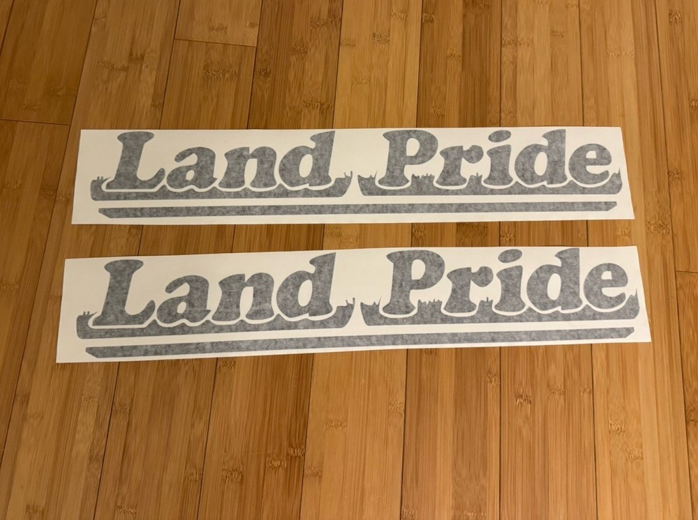Land Pride Attachments 24” Decals (2) Farm Equipment Decals Stickers Implement